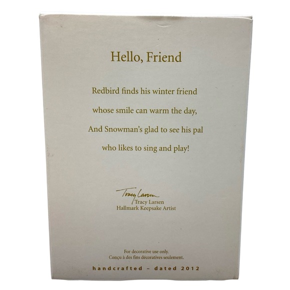 Hallmark 2012 “Hello, Friend” Ornament - Picture 8 of 12